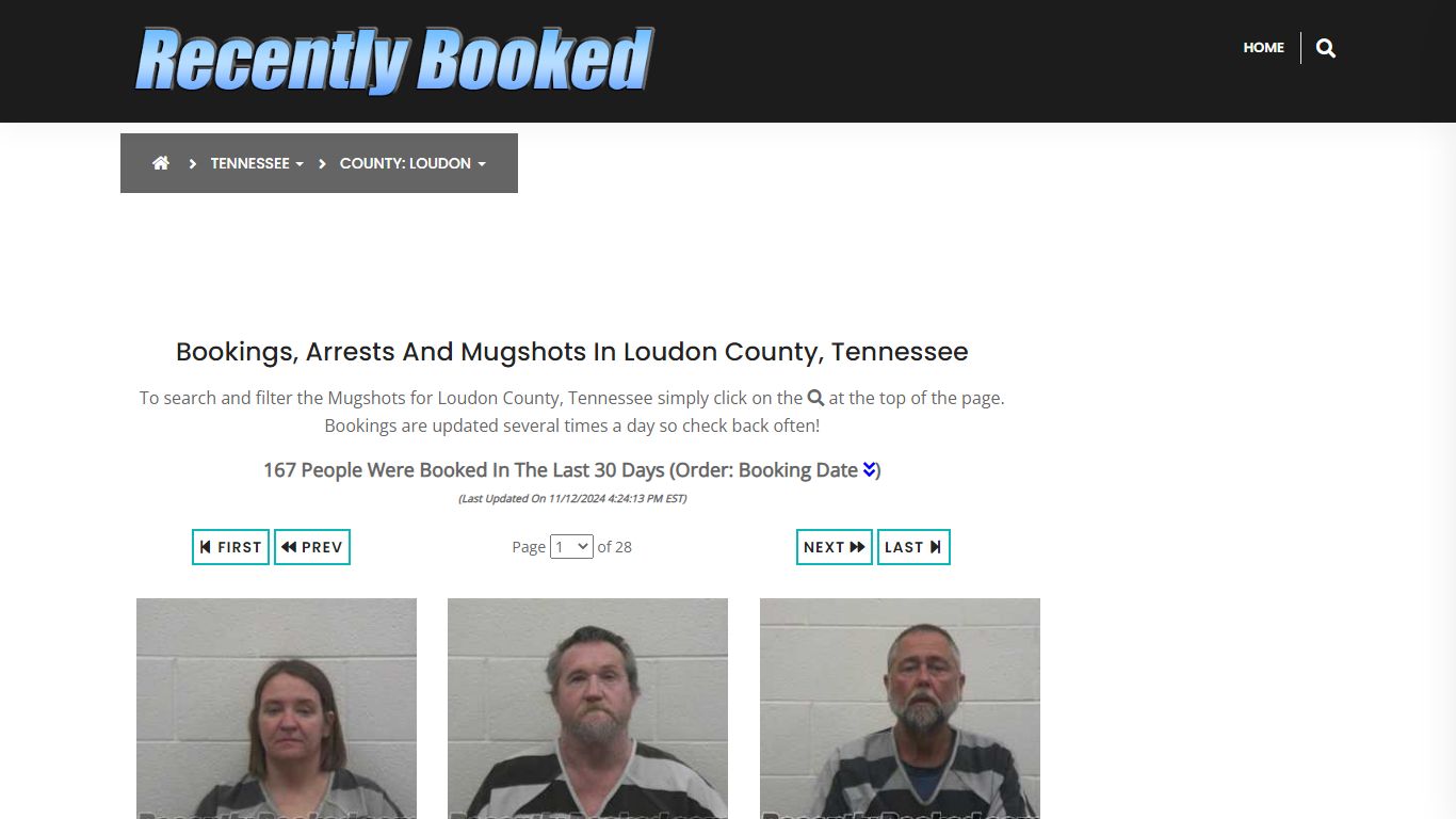 Bookings, Arrests and Mugshots in Loudon County, Tennessee