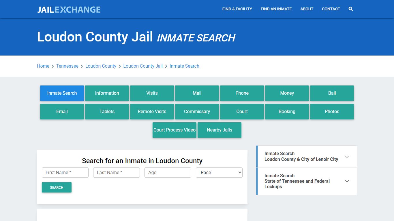 Loudon County Jail, TN Inmate Search: Roster & Mugshots